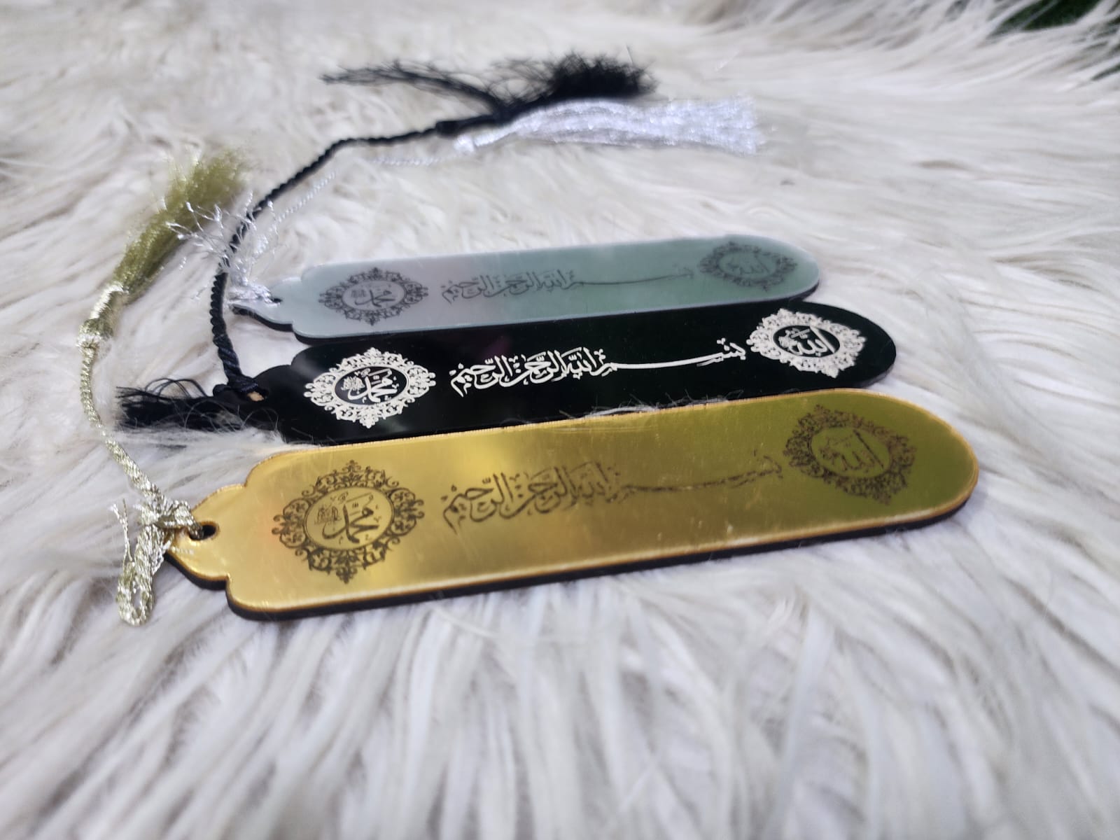 Acrylic Bookmark 3 Pcs Set