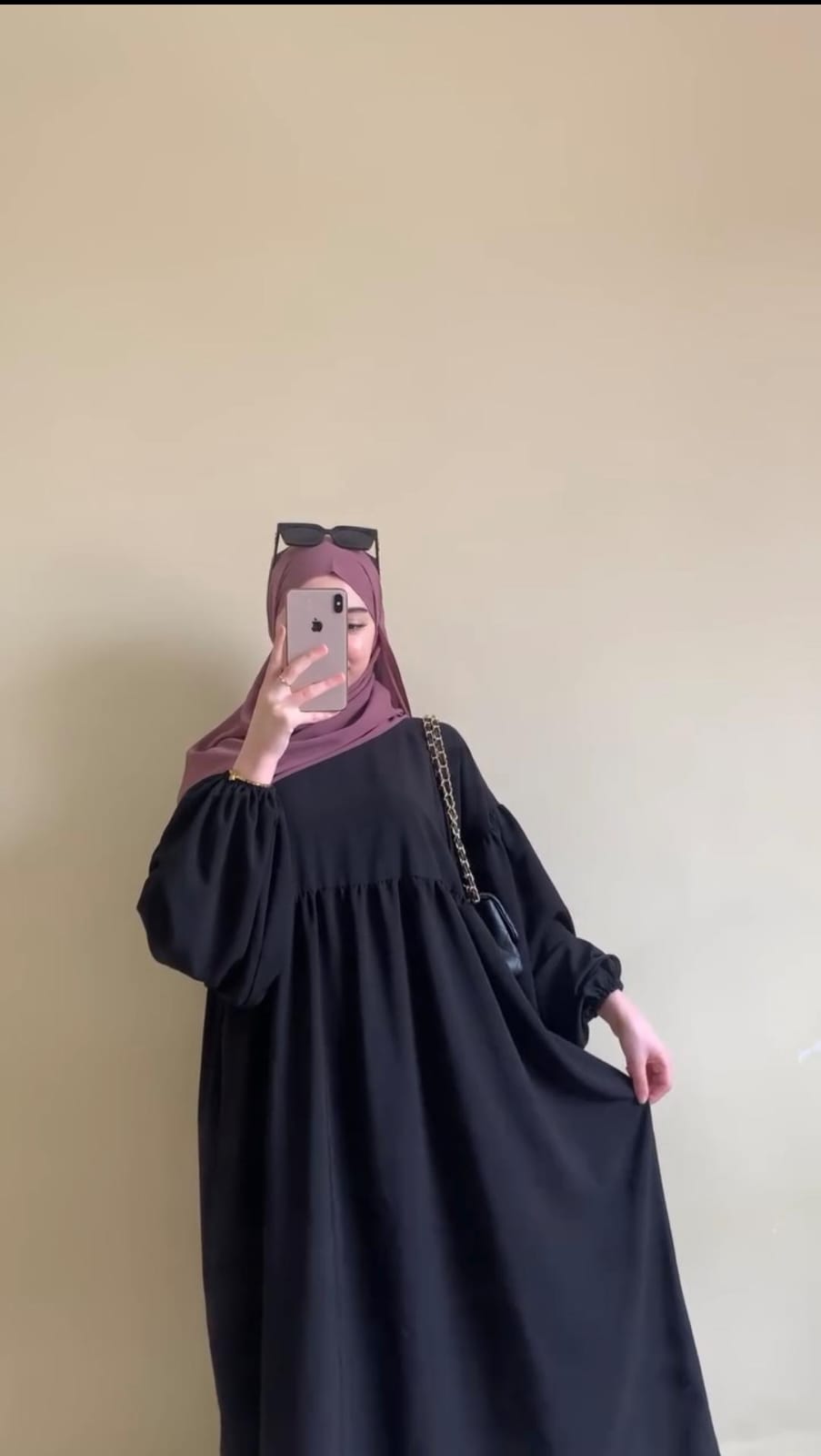Artical bagy sleeves abaya Stuff premium imported nida fabric