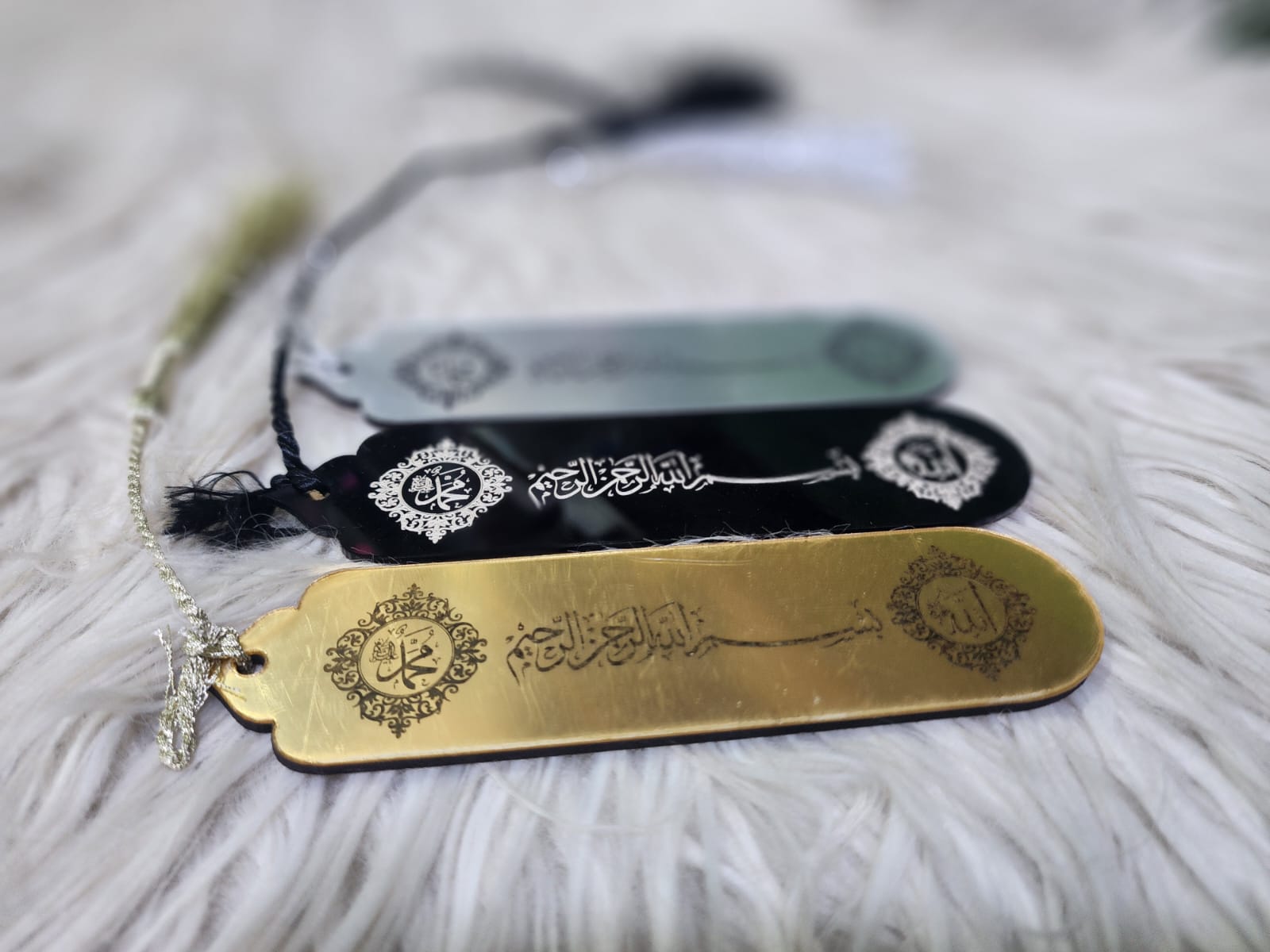Acrylic Bookmark 3 Pcs Set