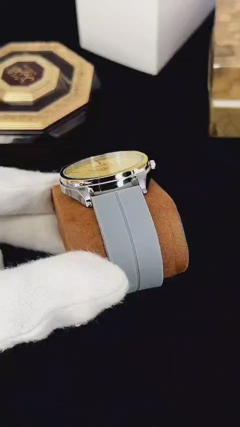 BRAVO WATCH QUARTZ WATCH  MAGNETIC LOCK  SILICONE RUBBER STRAP FINISHING MODEL  ATTRACTIVE COLOURS